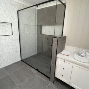 Semi Frameless Shower Screen